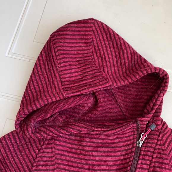 Avalanche 1/4 Zip Hooded Pullover Striped S - Picture 7 of 8